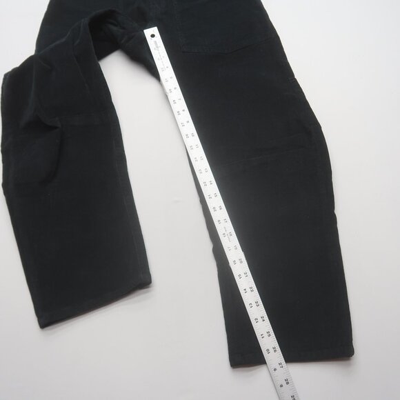 Nili Lotan Shon Pants in Jet Black Corduroy Size 00 - Picture 9 of 11